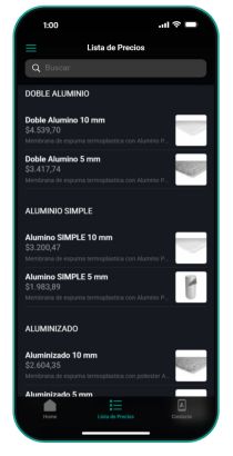 App catálogos - Iron Pack - Mobile