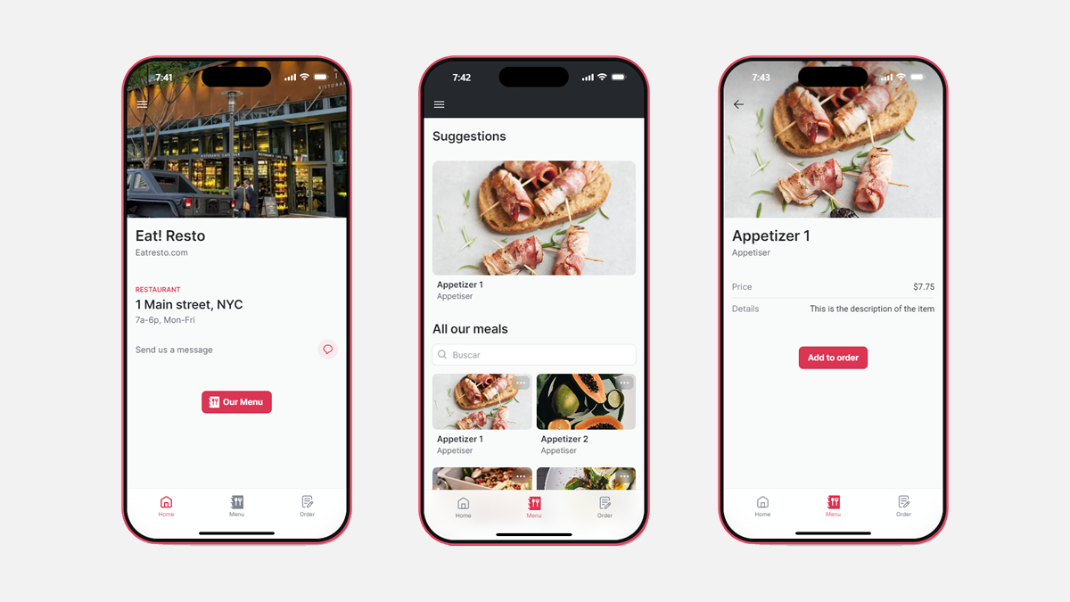 QR Menu App for Restaurants - Home