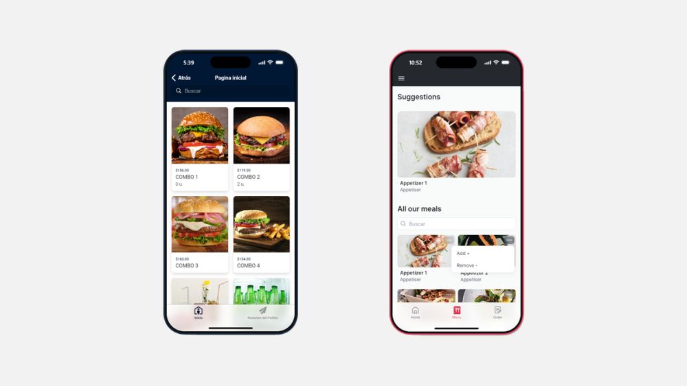 menu con QR - pedidos
